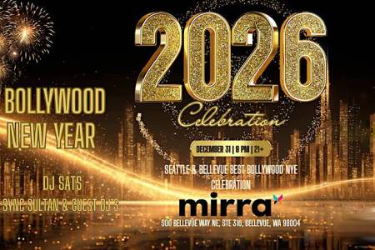 BOLLYWOOD NYE 2026 - DJ SATS & GUEST DJ's | MIRRA | DEC 31 in Bellevue, WA
