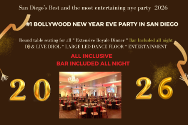 Royal Bollywood NYE Party in San Diego