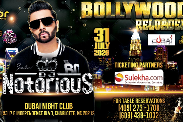 BOLLYWOOD RELOADED 2026 | ft. DJ Notorious Live in Charlotte| Number one Bollywood DJ !! in , NC