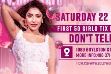 BOLLYWOOD SATURDAYS at DON'T TELL AUNTY in Boston, MA