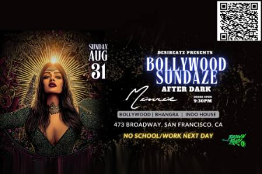 BOLLYWOOD SUNDAZE AFTER DARK IN CALIFORNIA in San Francisco, CA