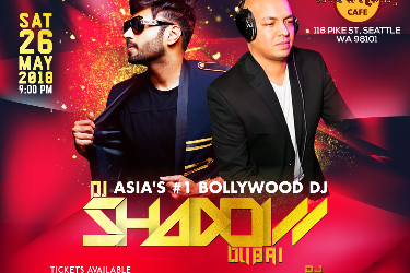 BoomSwara presents DJ SHADOW (Dubai) (Asia's #1 Bollywood DJ) & DJ Kazan in Seattle, WA