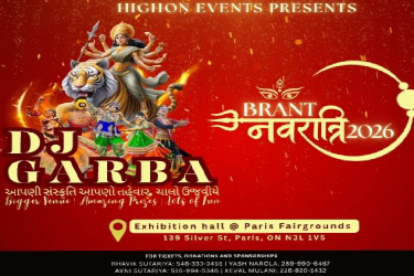 BRANT NAVRATRI 2026 (DJ GARBA NIGHT), Paris, ON