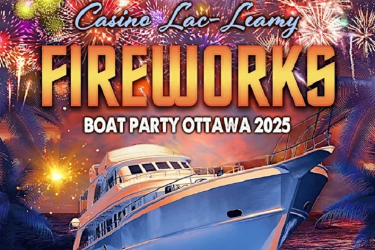 Casino Lac-Leamy Fireworks Boat Party Ottawa 2025 | Ottawa Fireworks Show in , QC