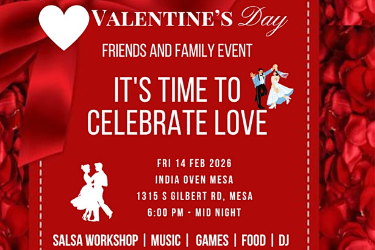 Celebrate Love – A Valentine’s Musical Dance Party, Mesa, AZ