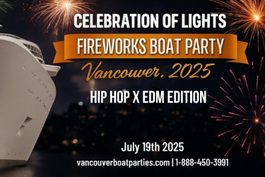 Celebration of Lights Fireworks Boat Party Vancouver 2025 | July 19th in Vancouver, BC