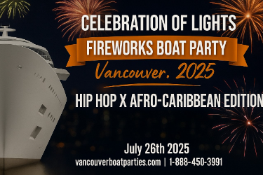 Celebration of Lights Fireworks Boat Party Vancouver 2025 | July 26th in Vancouver, BC