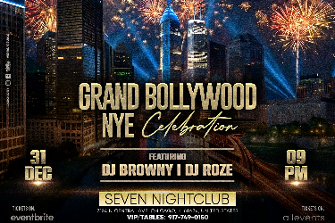 CHICAGO BOLLYWOOD NYE 2026 NIGHTCLUB in Chicago, IL