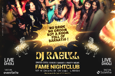CHICAGO'S FAKE SHAADI BOLLYWOOD PARTY AT LORE NIGHTCLUB in Chicago, IL
