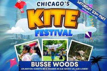 Chicagos Kite Festival in Elk Grove Village, IL