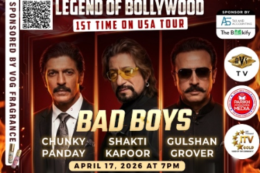 Bollywood Bad Boys - Chunky Panday, Shakti Kapoor & Gulshan Grover Live in New Jersey in Edison, NJ