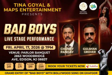 Bollywood Bad Boys - Chunky Panday & Gulshan Grover Live in New Jersey in Edison, NJ