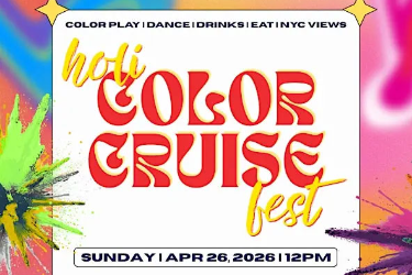 Color Cruise Fest -Late Holi Cruise Party | from Liberty Landing Marina, NJ, Jersey City, NJ