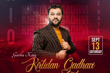 Biggest Garba Dandia Festival in Ohio - Kirtidan Gadhvi Sep 13th 6PM