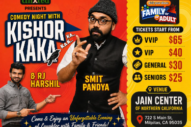 Comdey Night With Kishor Kaka in Bay Area in Milpitas, CA