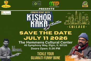 Tickle your Gujarati funny bone with Kishor Kaka - Chicago 2026 in Elgin, IL