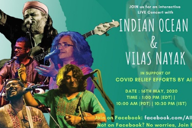 Concert with Indian Ocean and Vilas Nayak in , 