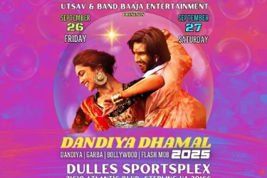 Dandiya Dhamal 26 Sept 2025 - Navratri Dandiya Garba in Sterling, VA