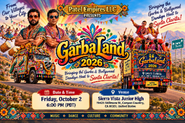 Dandiya Dhoom Machale 2026 – Bollywood Garba Night in Santa Clarita in , CA