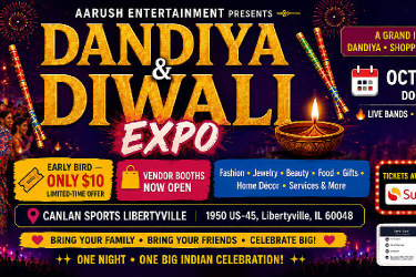 Dandiya & Diwali Expo 2026 Live In Illinois