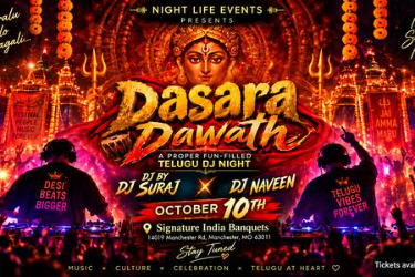Dasara Dawath Fun filled Telugu Dj Night in Missouri