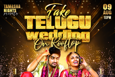 DC'S FAKE TELUGU WEDDING (PELLI) PARTY AT SPACE ROOFTOP in Washington, DC