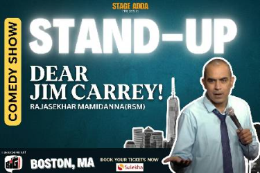 Dear Jim Carrey - By Rajasekhar Mamidanna Live In Boston in Stoneham, MA