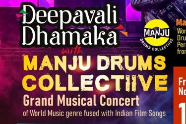 Deepavali Dhamanka with Manju Drums Collectiive in Plainfield, IL