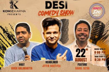 Desi Comedy show 2026 in New Jersey