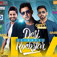 Desi Rockstar Reloaded 2016.   Gippy Grewal, Jassie Gill, along with Babbi Rai in Rolling Meadows, IL