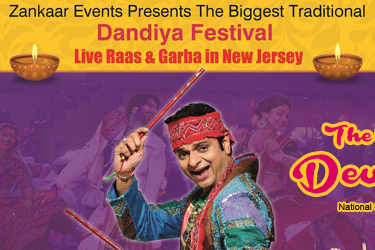 The Biggest Dandiya Festival With Devang Patel - Oct 27 in Morristown, NJ