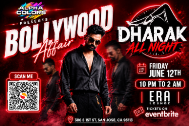 Dharak all Night Bollywood Affair in San Jose, CA