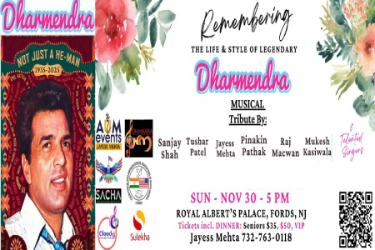 DHARMEDRA - Musical Tribute !! in Edison, NJ