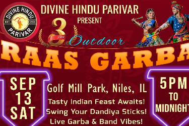 DIVINE HINDU PARIVAR presents Outdoor Raas Garba