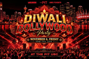 Diwali Bollywood Party - The Pit UBC, Vancouver, BC