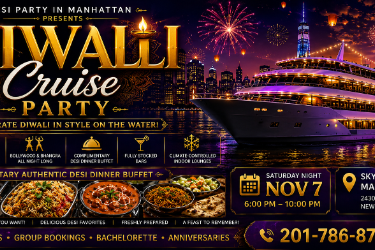 Diwali Cruise Party Desi Dinner Buffet Saturday Night Nov 7