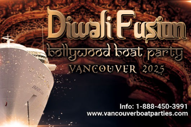 Diwali Fusion Bollywood Boat Party Vancouver 2025 | Diwali On The Water, Vancouver, BC