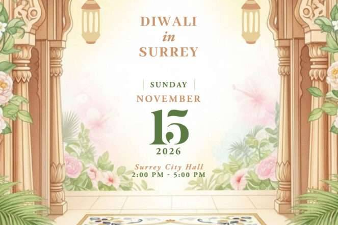 Diwali in Surrey Nov 15 2026, Surrey, BC