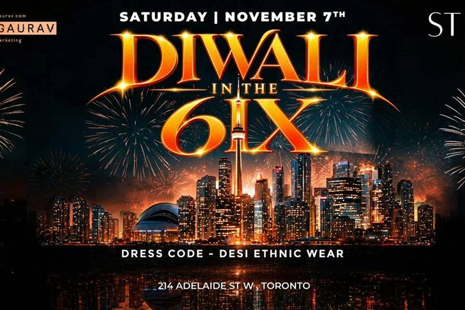 Diwali in the 6ix Toronto Diwali Party, Toronto, ON
