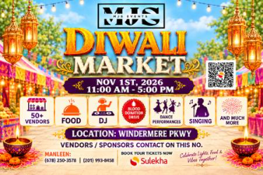 Diwali Market - Atlanta Indian event on Sun, Nov 1