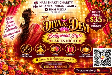 Diya & Devi – Bollywood Style Ladies Night in Alpharetta, GA