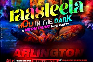 DMV’S RAASLEELA- BOLLYWOOD HOLI PARTY AT DARNA NIGHTCLUB in Arlington, VA