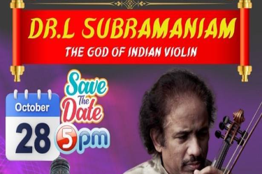 Dr. L SUBRAMANIAM The God of Indian Violin in Ijamsville, MD
