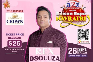 Navratri With Rex Dsouuza EDISON EXPO NEW JERSEY in Edison, NJ