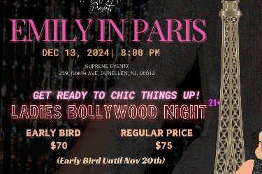 Emily in Paris - Ladies Night (21+ Event) in Dunellen, NJ
