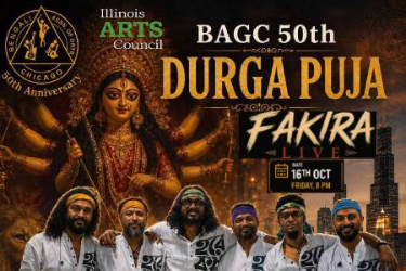 Fakira Music live on Durga Puja Chicago in Melrose Park, IL