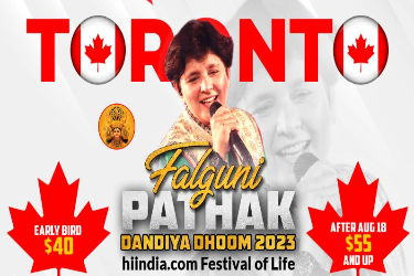 Falguni Pathak Dandiya Dhoom 2023 - Toronto in WHITBY, ON