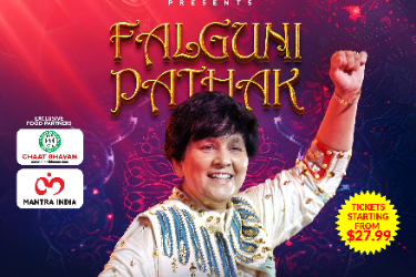 Falguni Pathak - Dandiya Dhoom 2025 in Bay Area in San Mateo, CA