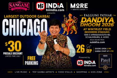 Falguni Pathak Dandiya Dhoom 2026 In Chicago in , IL