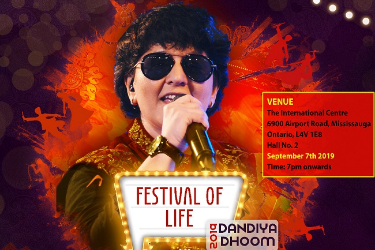 Falguni Pathak in Toronto in MISSISSAUGA, ON